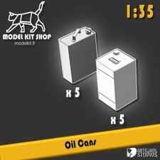 1:35 - Bidons d'huile by modelkit.fr