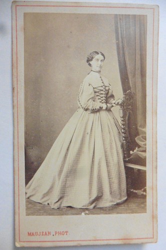 Photo cdv jolie jeune - cdv,
