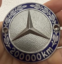 Mercedes Benz 200000km Plaque
