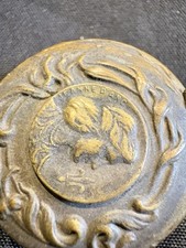 Ancien pendentif miroir - , jeanne