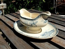 saucière bleue ancienne