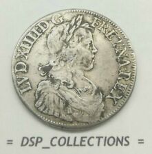 LOUIS XIV LE GRAND OU LE ROI SOLEIL Écu à la mèche longue 1651 BORDEAUX =361/M01