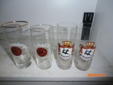 BIERE 4 VERRES SCHUTZENBERGER  ET SCHUTZ