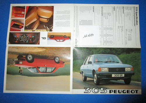 11687 dépliant peugeot - /,