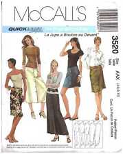 3520 PATRON McCALL'S 5 VERSIONS JUPE DE VILLE TAILLE 32 AU 46