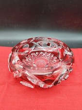 Superbe Cendrier En Cristal