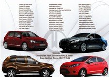 4 BAGUETTES LATERALES CHROME