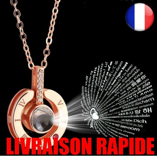 Collier 100 langues aime - collier,