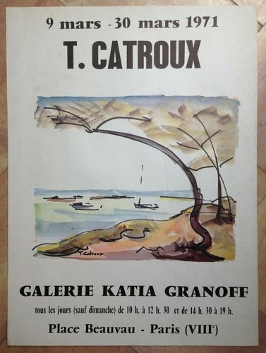 Catroux 1971 affiche - t.,