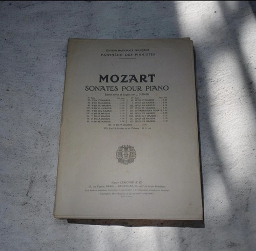 Partition ancienne mozart - partition,