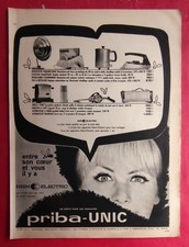 Publicité presse Belge: Electro-Ménager Magasin PRIBA-UNIC & Cireuse HOOVER 1964