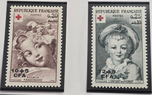Timbre cfa réunion 353 - cfa, 353/354**