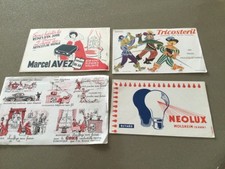 lot  4 anciens buvards