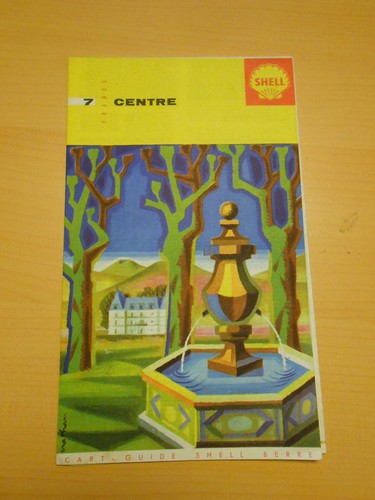 Carte routière shell 1962 - carte,