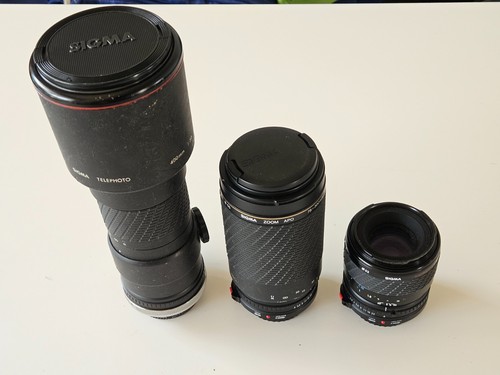 Lot objectifs vintage sigma - objectifs,