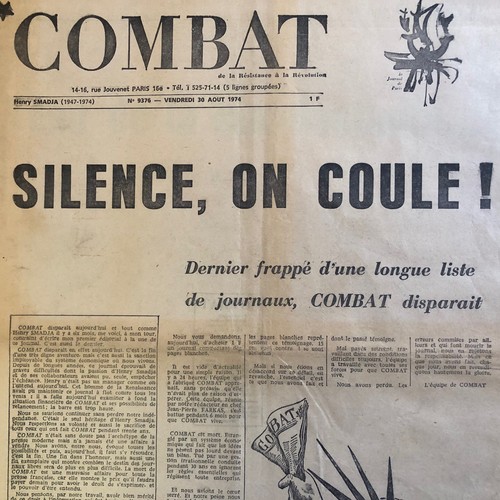 Journal combat 1974 - journal,