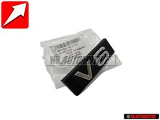 Audi Original V6 Avant Embleme Monogramme Logo Noir Chrome - 4E0853736E 2ZZ