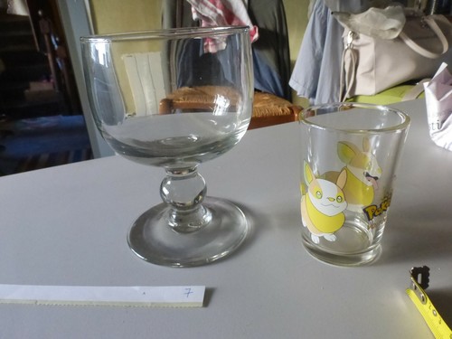 Ancien grand verre - verre, louis