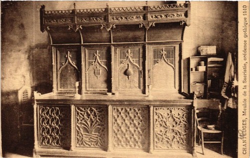 Cpa chanteuges meuble - meuble, de