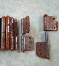 6 fiches à larder Portes Volets placards fer hauteur 8,3 cm