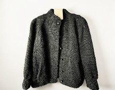 Veste en astrakan fermeture