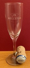 BELLEFON - Flûte à Champagne en verre avec inscription de la marque