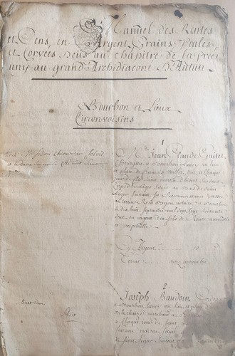 1762 registre des rentes - registre,