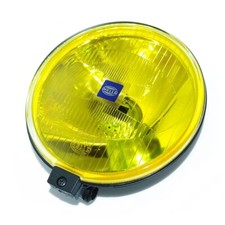 Lampe de conduite Hella Comet 500 spot jaune avec couvercle ajustement universel