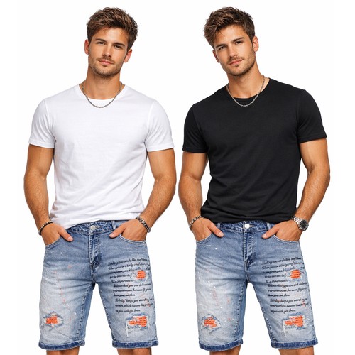 Bermuda jeans homme - jeans,