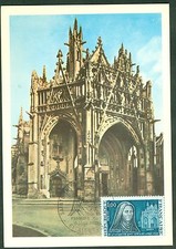 CARTES 1ER JOUR MAXIMUM  PORCHE DE L'EGLISE NOTRE DAME  06/01/73  N°79