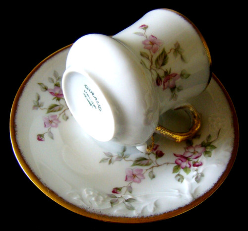 Paire thé porcelaine - de,
