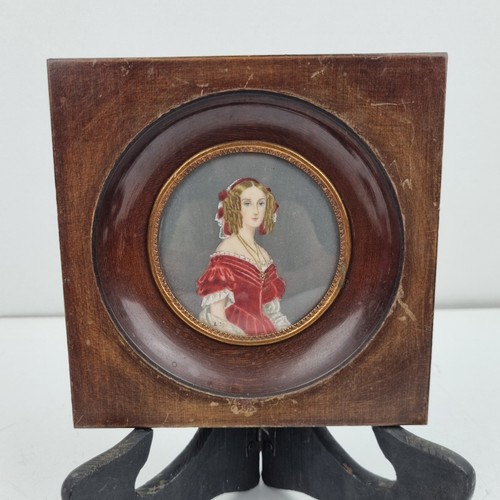 Portrait peinture miniature - peinture,,