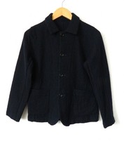 'RINEN' marque japonaise très jolie veste en feutre/laine bouillie bleu foncé