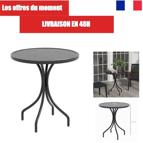 Outsunny table jardin ronde - de,