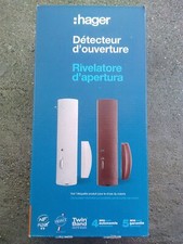 Détecteur d'ouverture RLA018X pour alarme Logisty Alma Hager ( blanc )