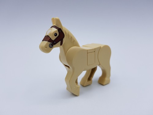 Lego cheval tan - cheval,