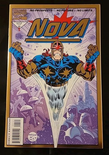 Nova gold foil cover - cover, marvel