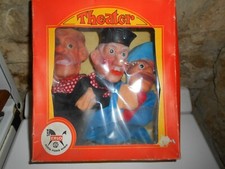 3 anciennes marionnettes ERLO