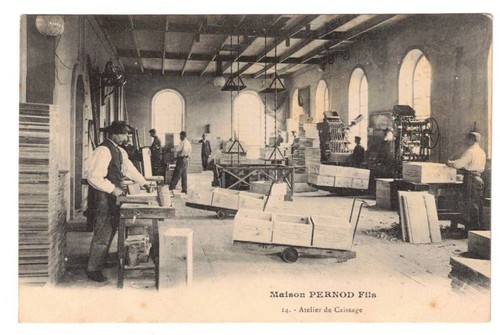 Ancienne carte maison - , pernod