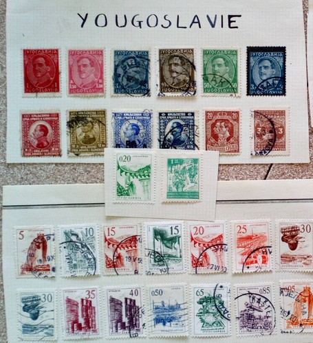 Lot vrac timbres - lot,
