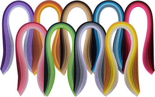 Quilling paper strips - 9, pack