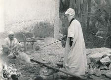 BOU SAÂDA c. 1935 - Préparation du Méchoui Algérie - DIV 6518