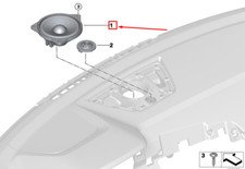 Haut-parleur de milieu de gamme pour tableau de bord BMW 3 G20 65132622545 NEUF