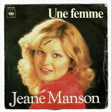 Jeane MANSON Vinyle 45T 7" UNE