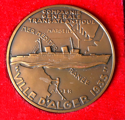 Medaille bronze signee - bronze,