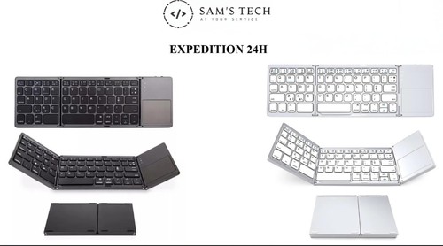 Clavier bluetooth pliable mini - clavier,