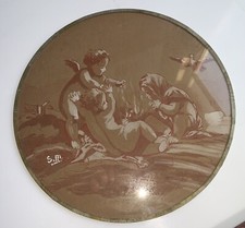 dessin aquarelle rehaussée