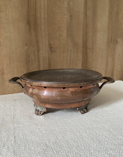Ancien chauffe plat cuivre - ancien, chauffe-plat