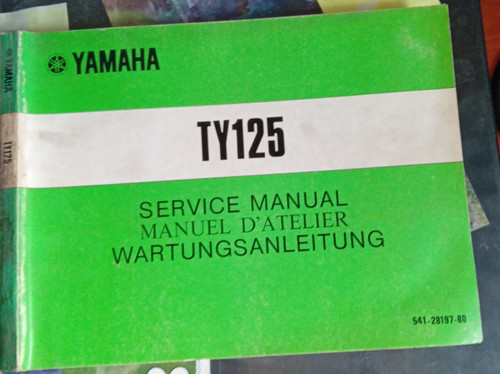 Manuel atelier yamaha 125 - manuel,