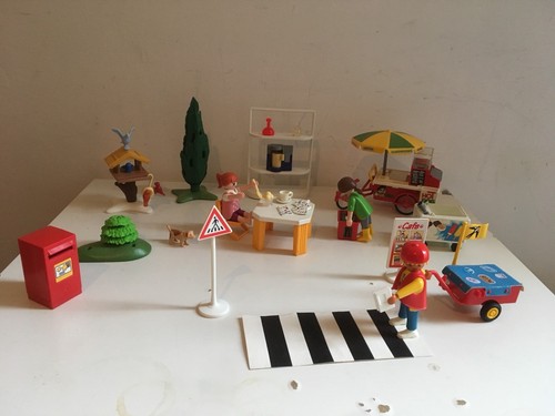 Lot playmobil café hot - café, dog
